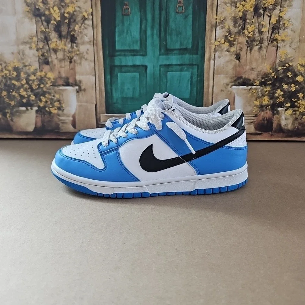 Nike‎ Dunk Low GS Photo Blue/White/Black FV7021-400 Unisex  Size 6.5